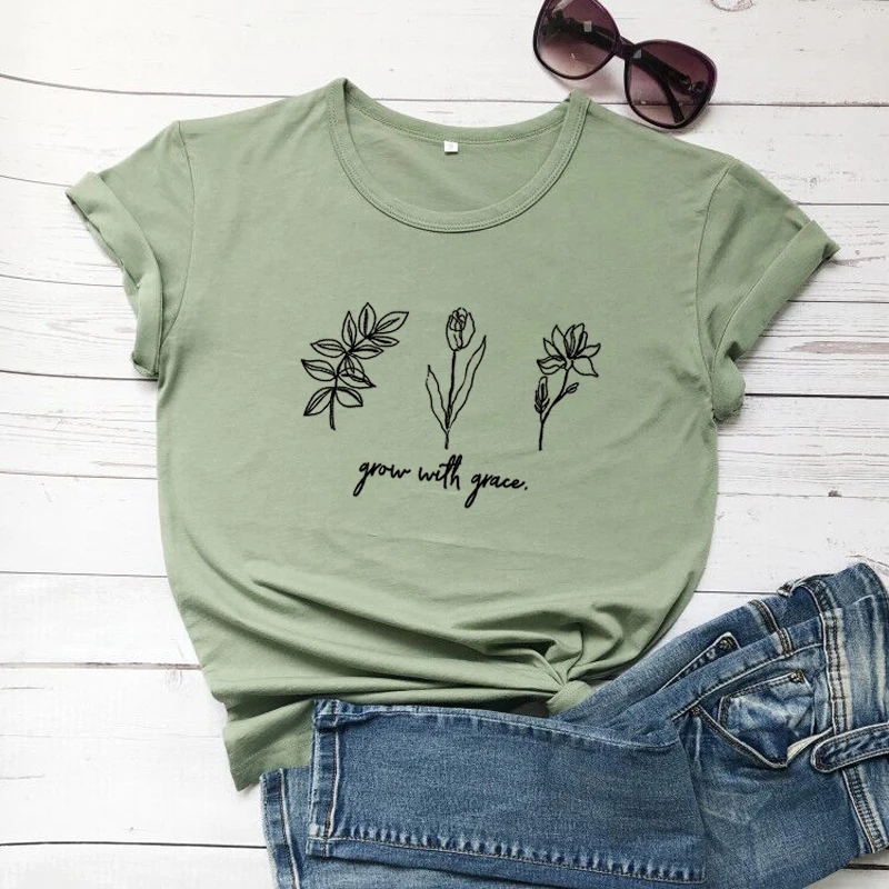 plant shirt plant tee cute shirt Pocket tee flower tee hipster Flower shirt Wildflowers pocket shirt floral shirt graphic tee