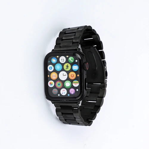 Металлический ремешок 22 мм для samsung gear S3 Frontier Band Galaxy Watch 46 мм браслет из нержавеющей стали huawei Watch GT gear S3 Classic 2 - Цвет ремешка: black