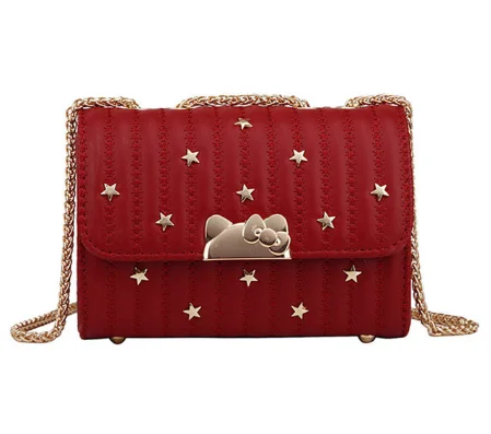 

2020 Genuine Women's Bag Fashion Designer Bag Exquisite Hello Kitty Mini Bag High Quality Lady Bag Luxury Shoulder Crossbody Bag