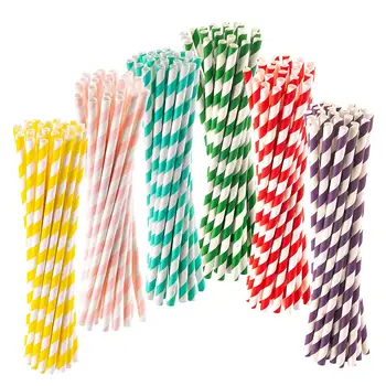 

150pcs/pack Drinking Paper Straws Gold Silver Straw Its A Boy Girl Pink Blue Baby Shower Decoration Gift Party Event Supplies