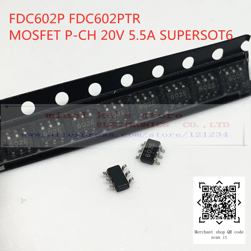 [10 шт] FDC602P FDC634P FDC636P FDC638P FDC642P FDC654P FDC655AN FDC6392S FDC6506P FDC602PTR FDC634PTR FDC636PTR FDC638PTR | Электронные