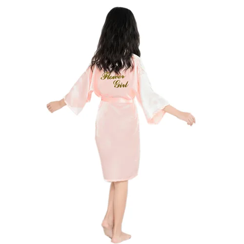 꽃의 소녀 웨딩 가운의 잠옷 아동 홈 의류 드레스 Nightwear 키즈 Nightdress 느슨한 잠옷 핑크 잠옷 키즈 가운 5