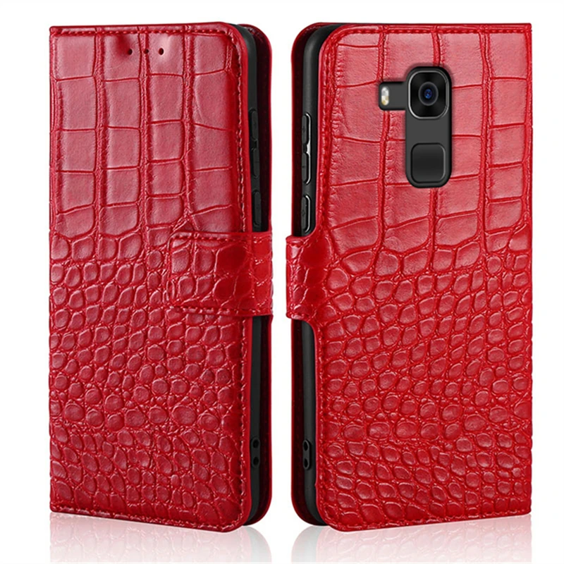 Флип-чехол для Huawei Nova Plus кожаный чехол с крокодиловой текстурой телефона G9 MaiMang 5