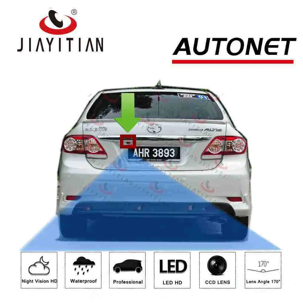 

JIAYITIAN rear camera For Toyota Corolla Altis 2010 2011 2012 2013 CCD/Night Vision/Reverse/Backup Parking Camera Reserved Hole