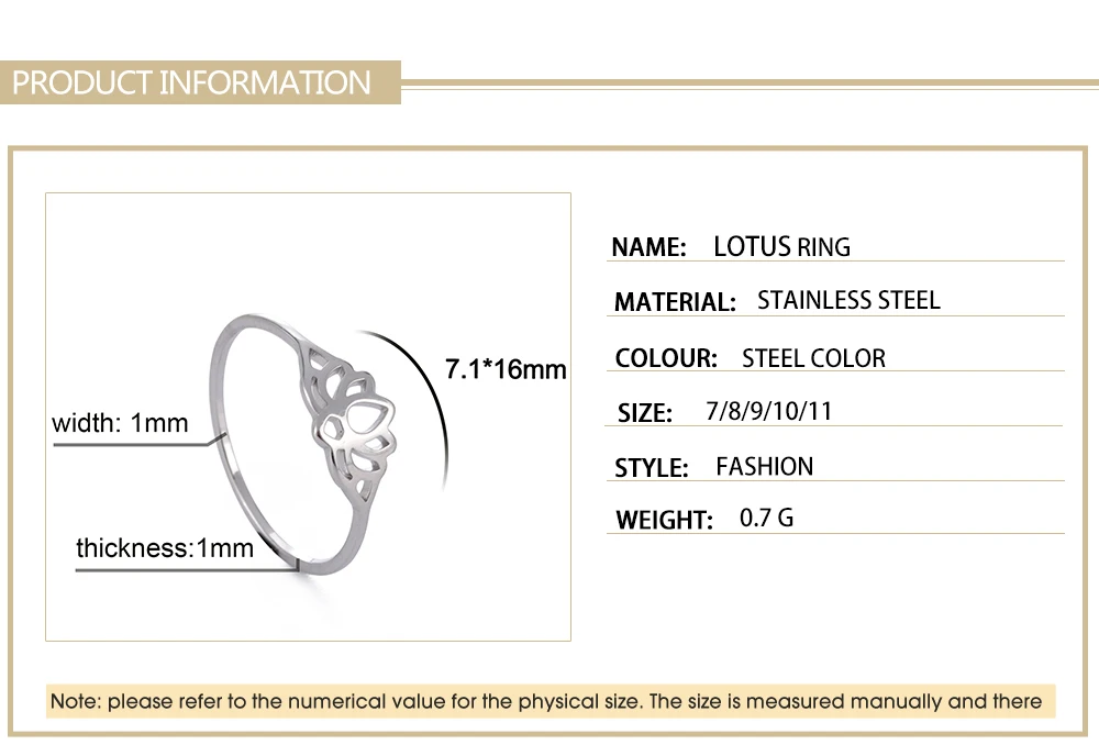 Skyrim Edelstahl Lotusblume Ringe für Frauen Vintage Fingerring Schmuck Weibliche Hochzeit Verlobungsgeschenk Großhandel 2026 – Detail 2