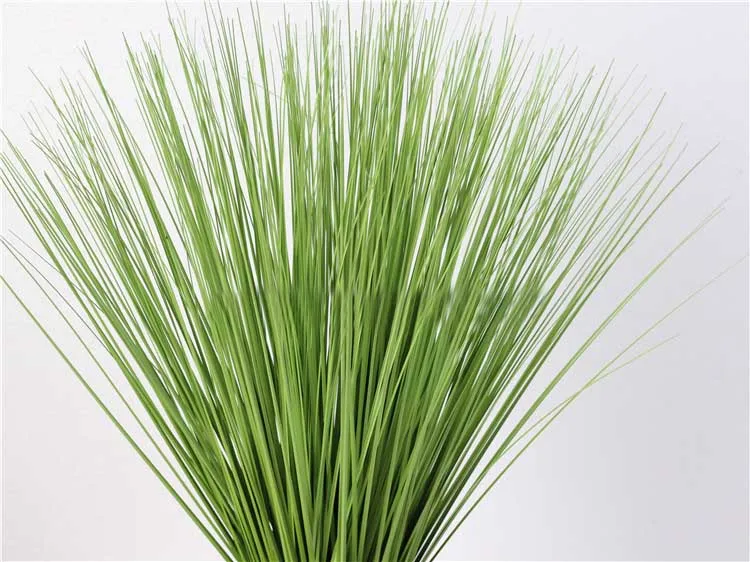 Поддельные листья растения 64 см зеленая трава искусственная пластиковая трава растение, украшение для дома поддельные растения для