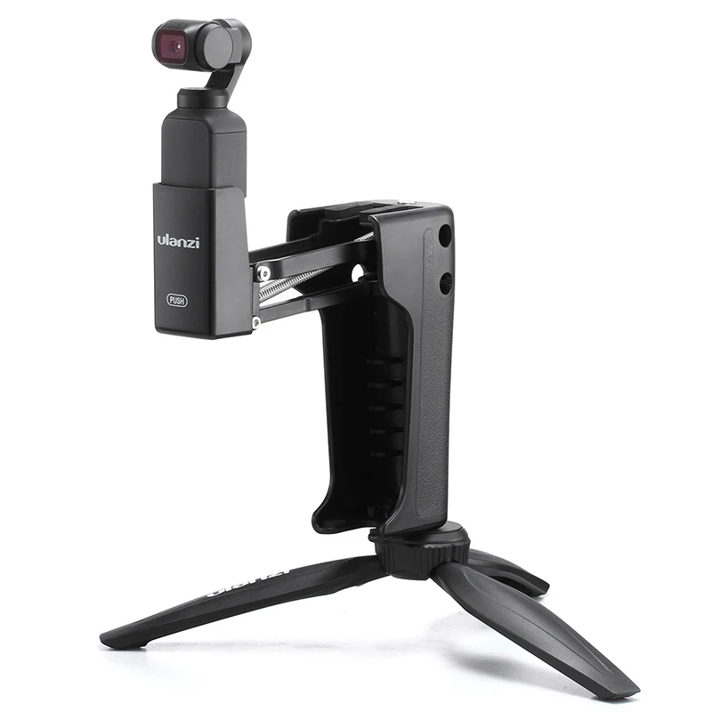Горячий-Ulanzi OP-9 4 осевой стабилизатор Ручка Рукоятка для DJI OSMO Карманный складной Z Тип стабилизатор кронштейн OSMO карманные аксессуары