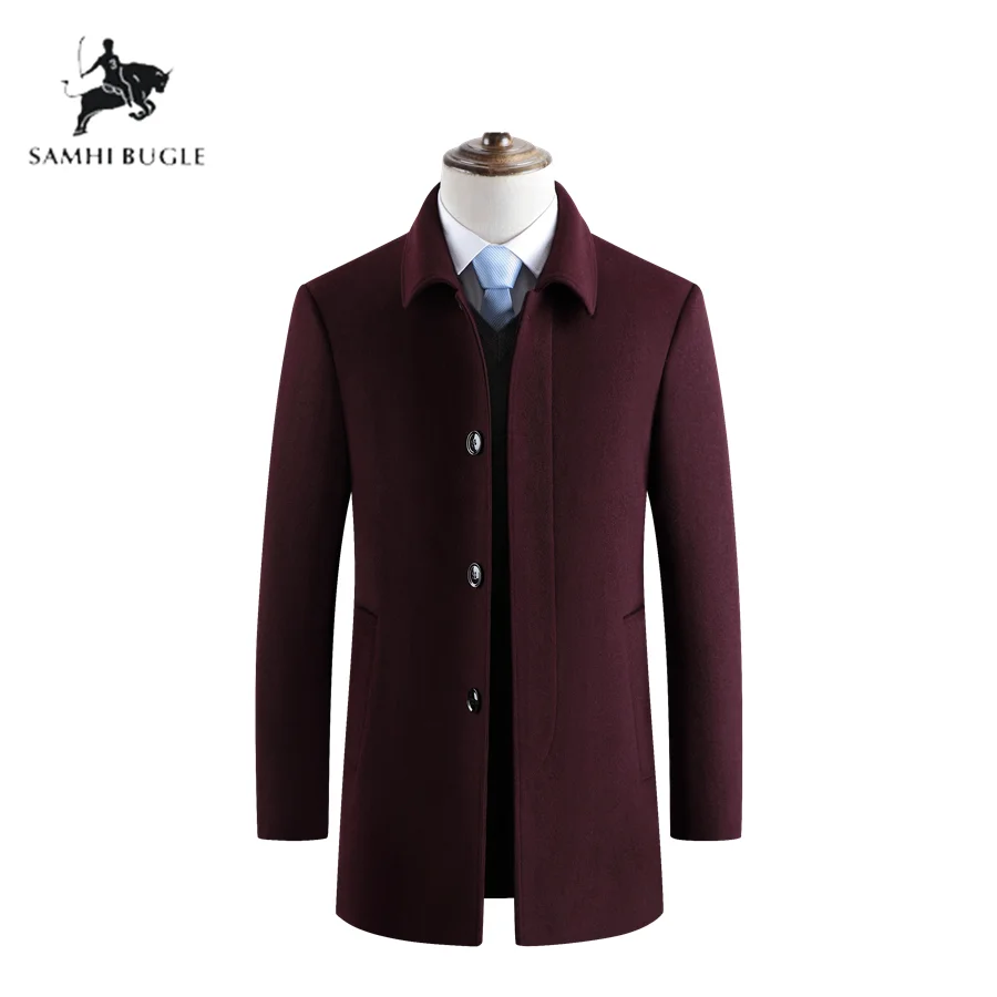Casaco Masculino Abrigo зимнее пальто для мужчин, шерстяные пальто, утолщенное шерстяное пальто для мужчин, теплое пальто с меховым воротником, мужские шерстяные зимние пальто, jacke