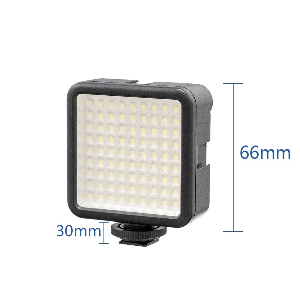 Mini LED Video Light 49 Beads Dimmable LED Video Panel Light for Canon/Nikon/Sony/Ronin S Phone Gimbal Gopro 7 6 DSLR Camera