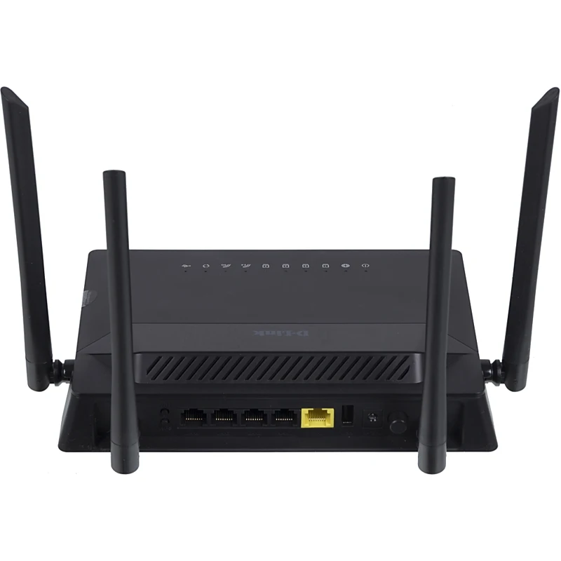 Роутер беспроводной D-Link DIR-825(DIR-825/RU/R1) AC1200 10/100/1000BASE-TX/4G черный
