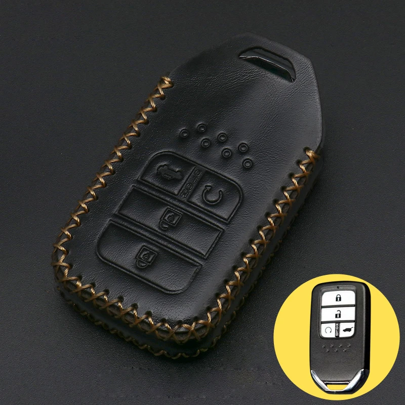 Кожаный чехол для ключей Honda Civic ДЛЯ Honda Accord Crv Civic INSPIRE SPIRIOR UR-V URV BREEZE AVANCIER автомобильный чехол для ключей комплект fob