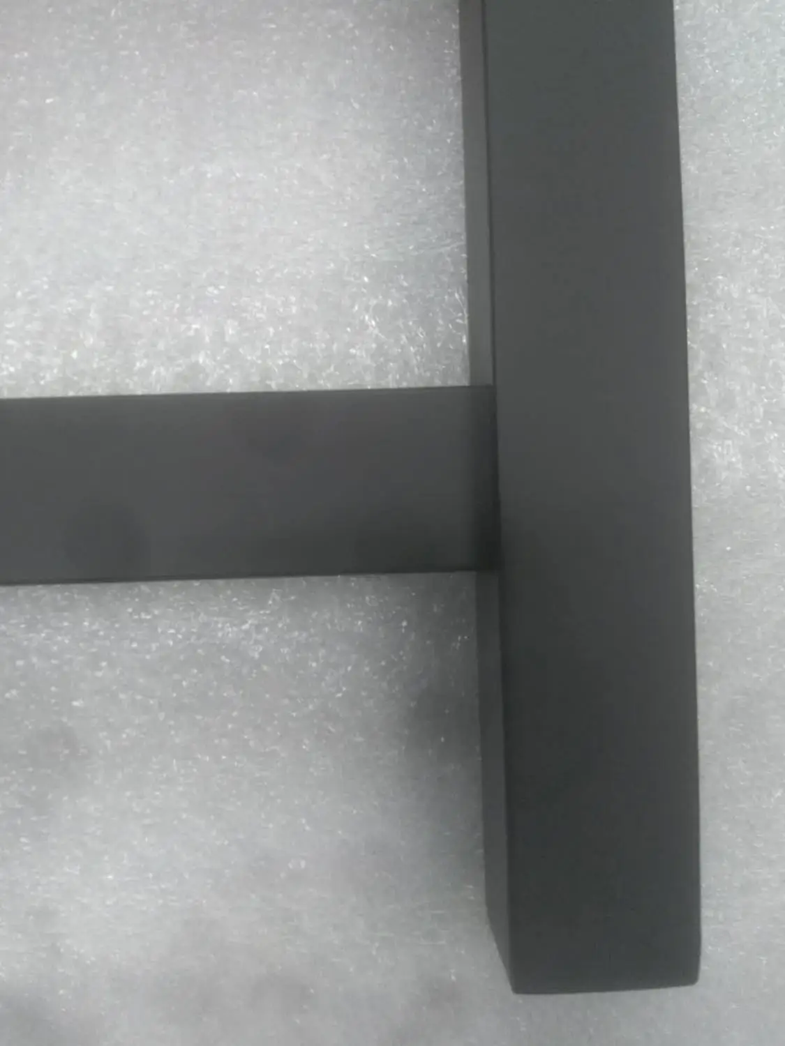 black and no plug Дизайн Электрический настенный полотенцесушитель из нержавеющей стали, аксессуары для ванной комнаты, полотенцесушитель HZ-942N - Цвет: black and no plug
