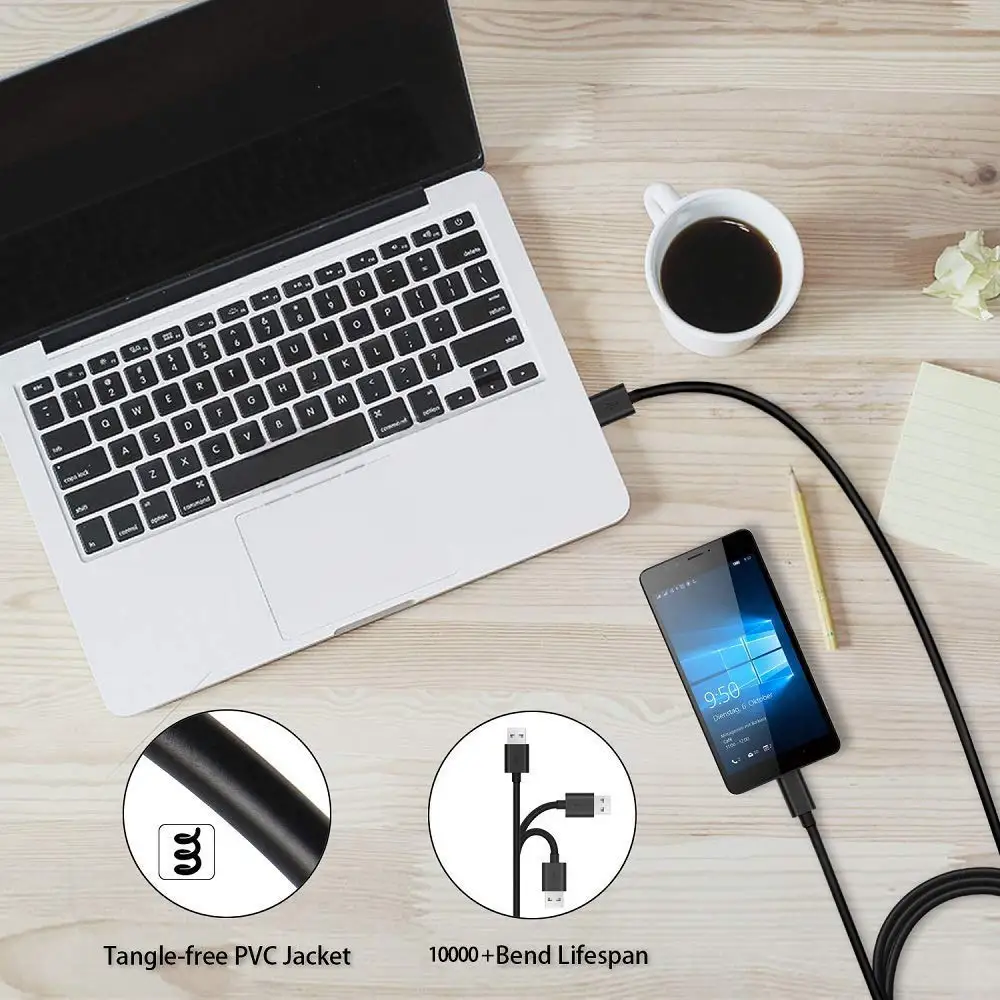 1,5 M USB Micro кабель для быстрой зарядки для samsung Galaxy NOTE 4 5 S6 S6 EDGE s6 edge+ S7 S7 Edge черный белый