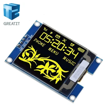 

GREATZT ALL NEW 1.5 Inch 128x128 OLED Shield Screen Module High quality Product For Raspberry Pi For STM32 For Arduino