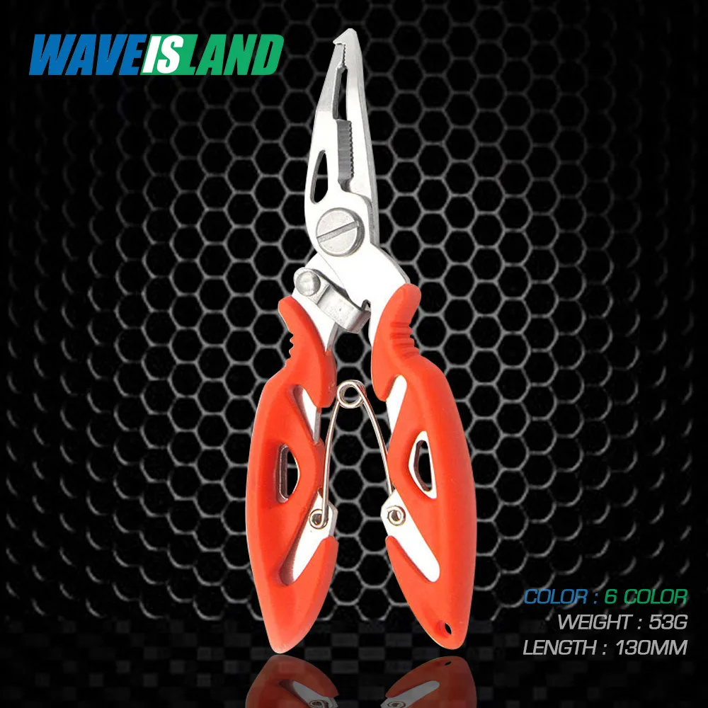 Рыболовные плоскогубцы WAVEISLAND инструмент для удаления приманки и крючка