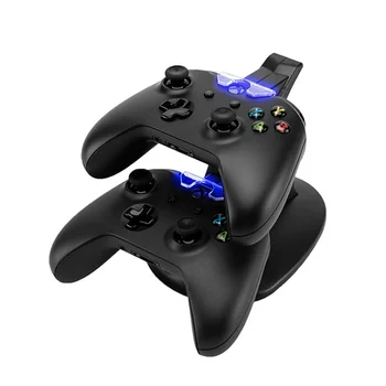 

LED USB Dual Controller Charger Dock Station For Xbox One Wireless Game Controller Fast Charging Stand Dock For Xbox One Gamepad