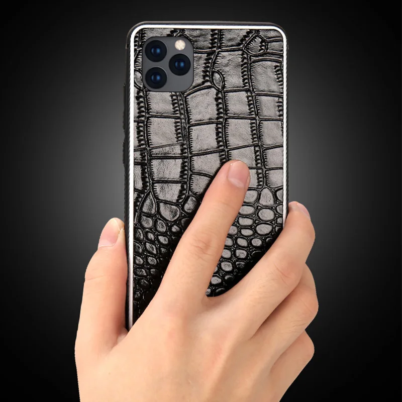 Чехол из натуральной кожи для Apple iphone 11 Pro Max X XR XS max защитный чехол с полным