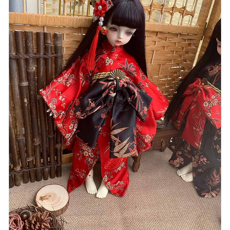 Одежда для кукол 1/6 1/4 1/3 BJD кимоно 2 костюм персонажа халат для 1/6 1/4 1/3 BJD кукла аксессуары bjd одежда