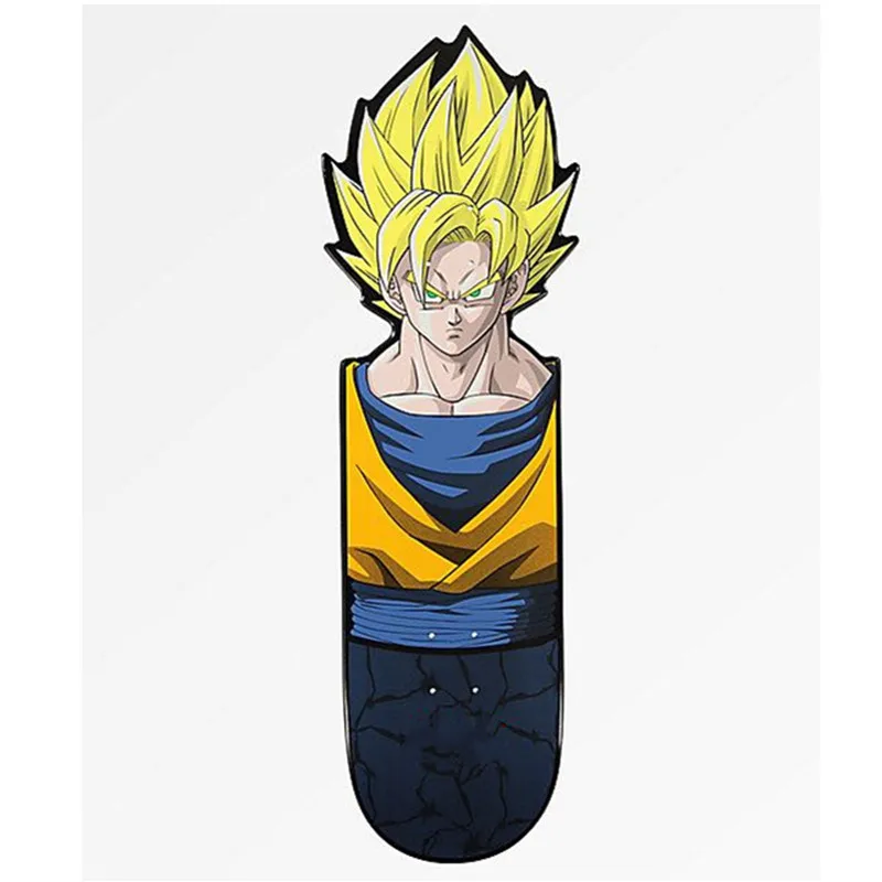 Dragon Ball Z Saiyan лимитированная коллекция щетка уличная внешняя сторона скейтборда деформированные пластина фигурку собирать модель игрушка M2420 - Цвет: Многоцветный