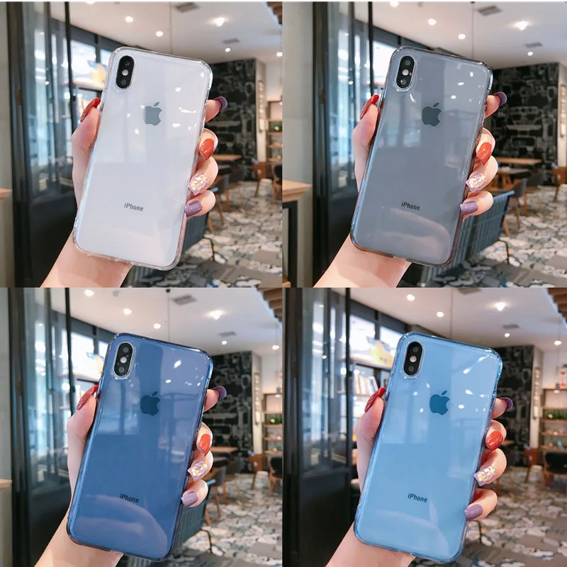 Чехол для iphone 11 оригинальный силиконовый роскошный чехол конфетного цвета iPhone
