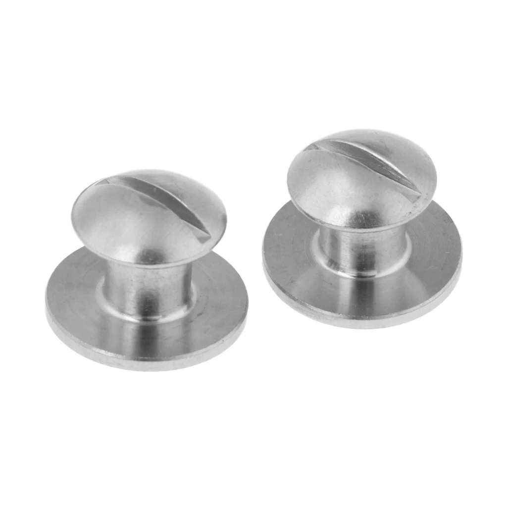 2 Marine 316 Stainless Steel Book Screws For Tech Scuba Diving Backplate Pad