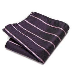 Hanky – pochette carrée de plusieurs couleurs, jolie marque faite à la main, livraison directe, géométrique, violet, cadeau pour le bureau, petit ami, 126 