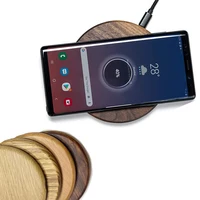 Wooden Wireless Charger for iphone 15W Max Fast Portable Charging Pad for iPhone 13 12Mini 12ProMax