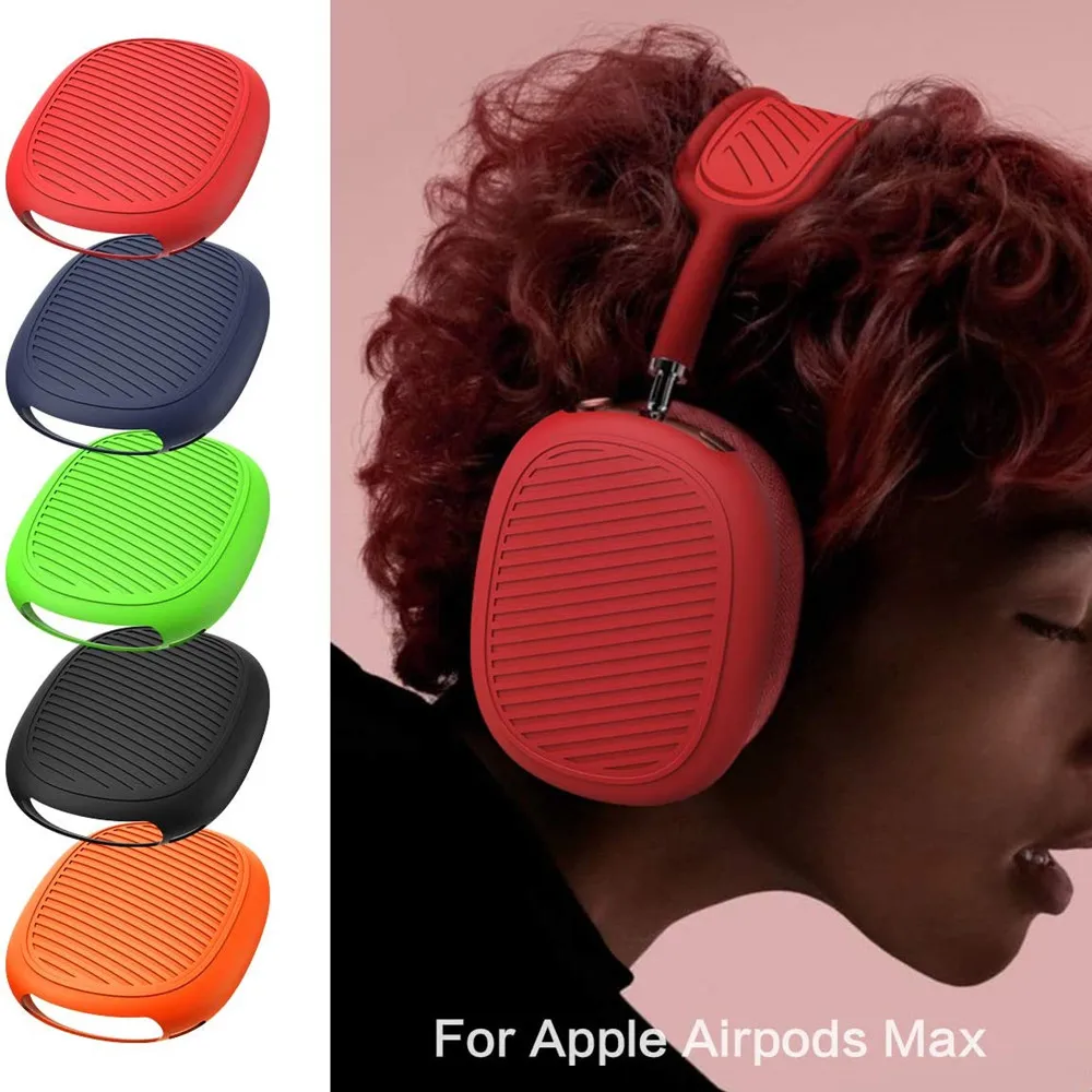 Étui Airpods Max en silicone souple, housse de normalisation des