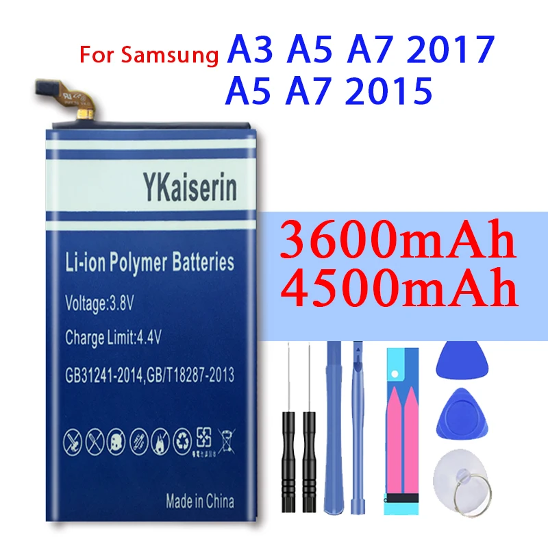 Аккумулятор Nephy для Samsung Galaxy A5 A7 2015 A3 2017 SM-A320F A500F A520F A700F A720F/DS Duos запасные части
