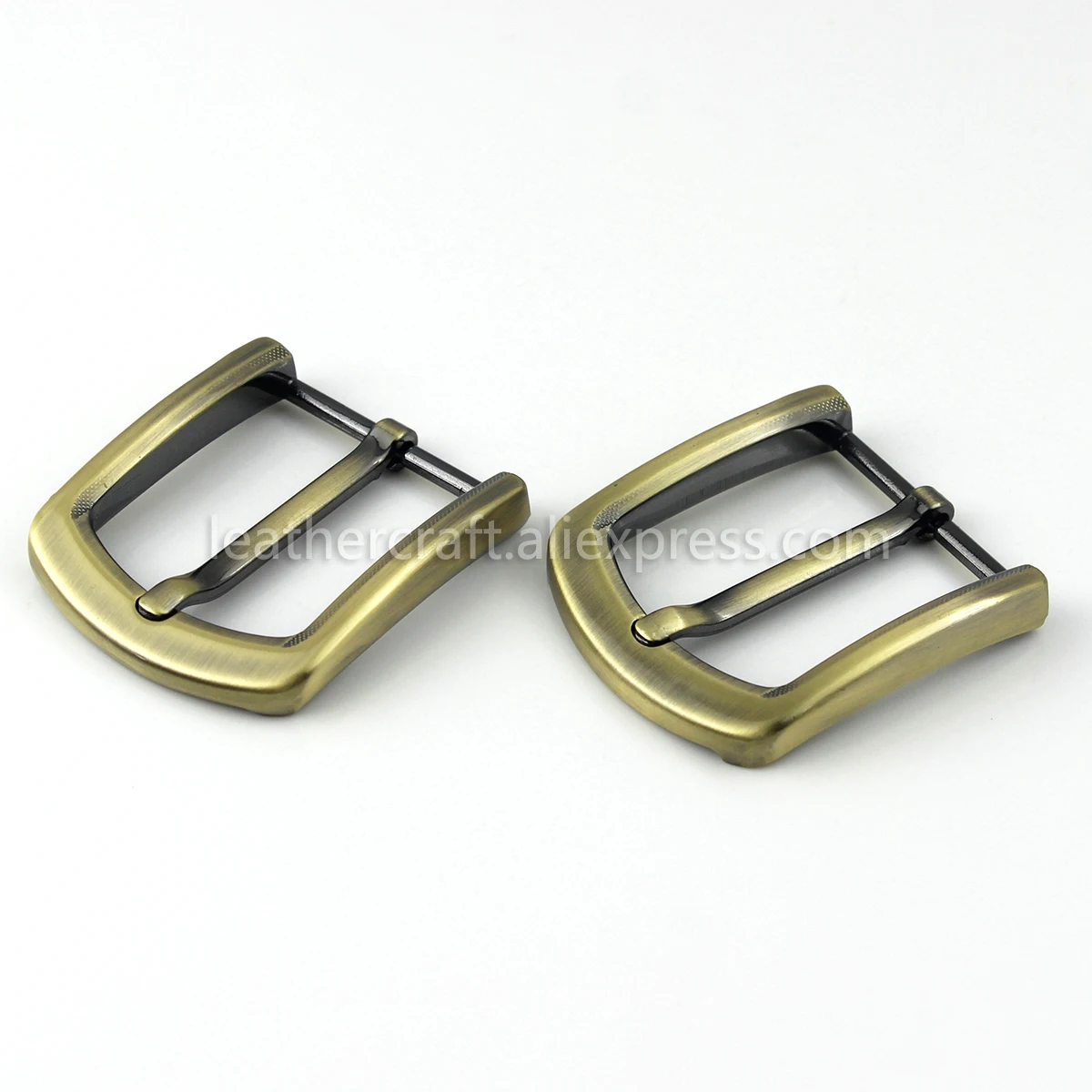 

1x 40mm Metal Brushed Belt Buckle Men End Bar Heel bar Single Pin Half Buckle Fit for 37-39mm Belt Replacement Jeans Accessories