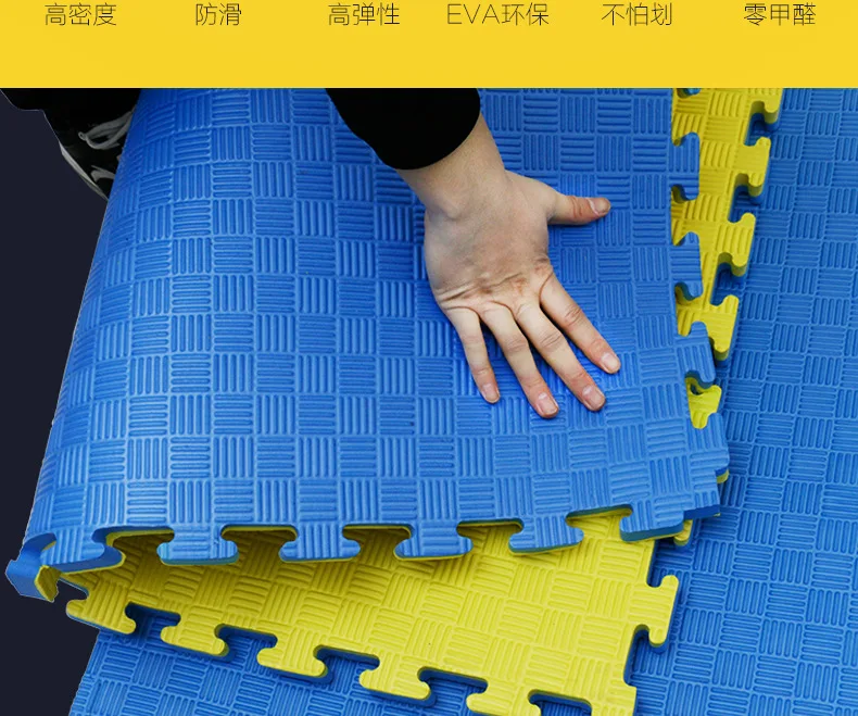 Tianli пена Coaster 100*100 тренажерный зал тренировочные коврики для йоги татами Eva коврики для тхэквондо 3,0