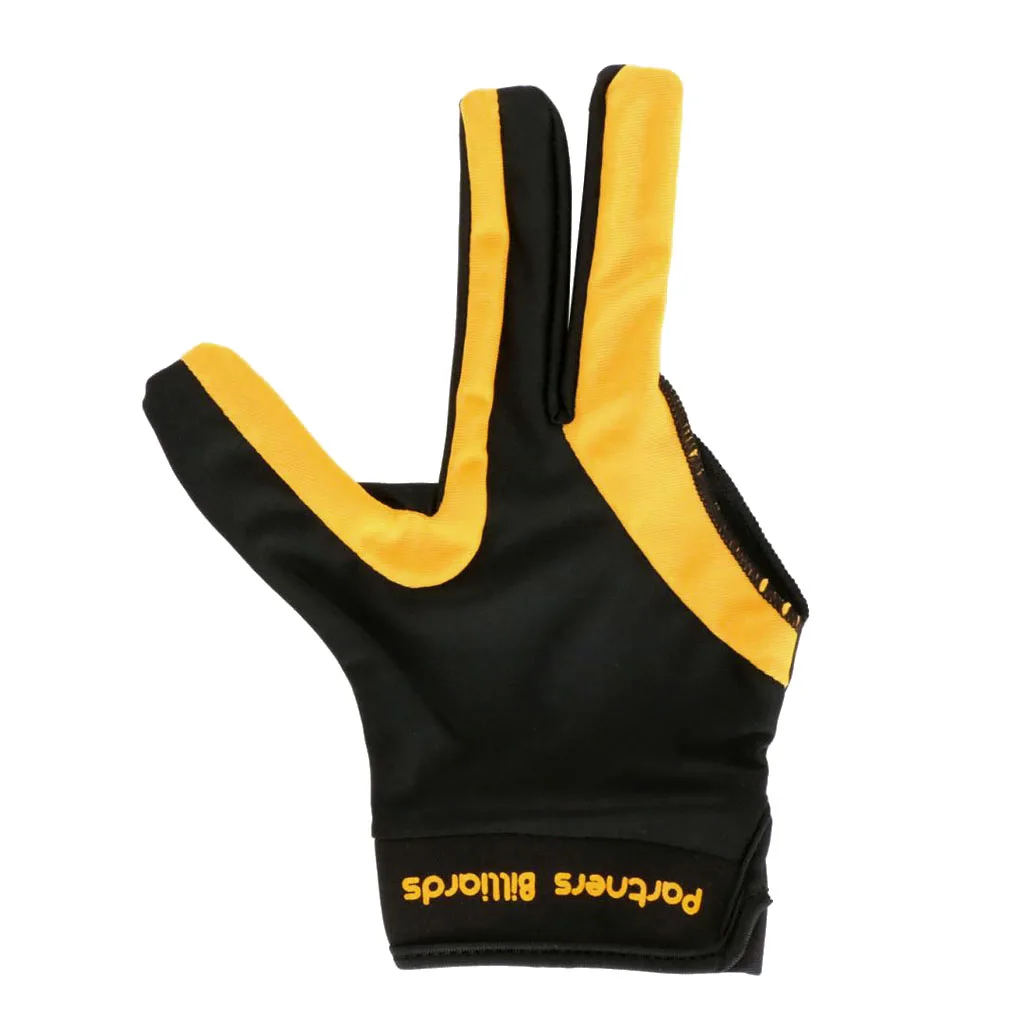 Breathable Three Fingers Full-finger Right Hand Snooker Pool Cue Billiard Glove