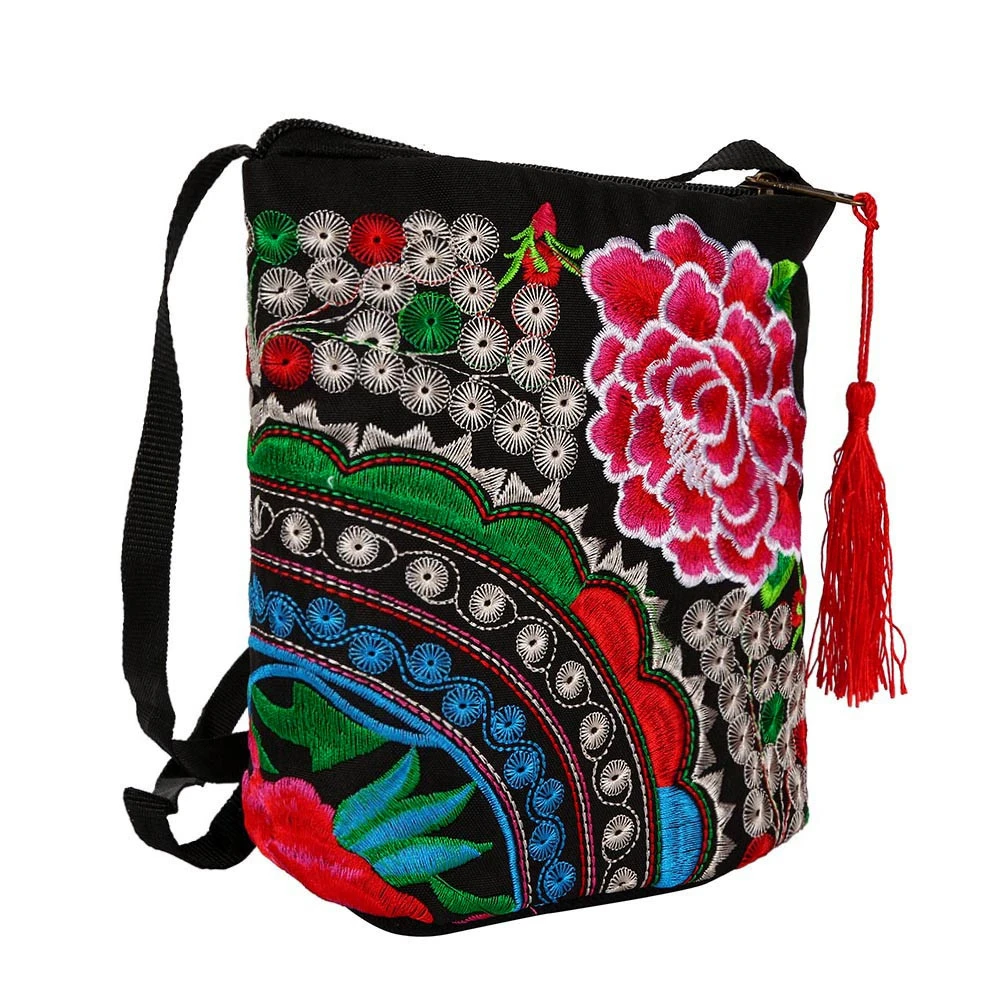 Long Wallets Luxury Purses Women Ethnic Handmade Embroidered Canvas Wristlet Clutch Vintage Purse Business CardHolder 816