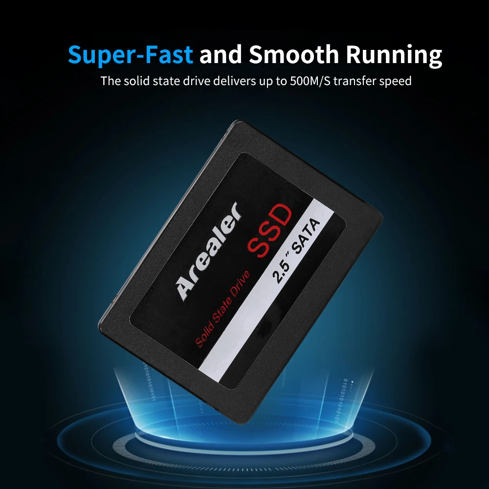 Kopen Arealer SSD 64GB 128GB 1TB 2.5inch Solid State Drive SATA3.0 SSD Solid State Hoge Snelheid Opslag voor Desktop Laptop