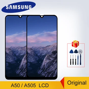 

Original For Samsung Galaxy A50 2019 A505F/DS A505F A505FD A505A LCD Touch Screen Digitizer Display For Samsung A50 Display
