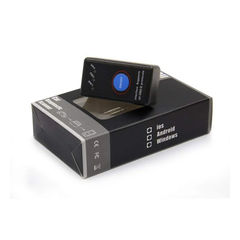 Супер Мини V1.5 ELM327 Bluetooth 4,0 OBD2 OBDII автомобильный диагностический инструмент сканер адаптер Авто диагностический инструмент с чипом PICI8F25K80