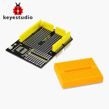 

Hi-Q KeyestudioProto Shield Prototype Expansion Board with SYB-170 Mini Breadboard For ARDUINO UNO