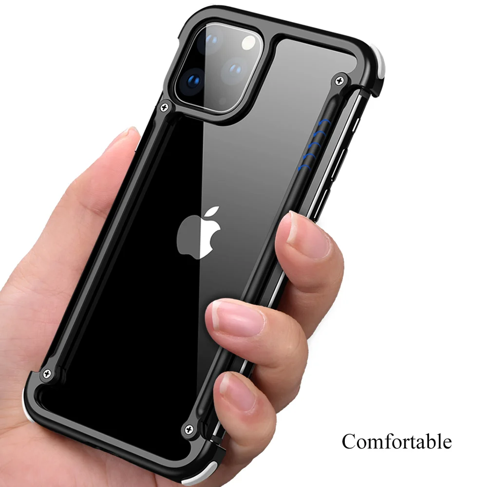 Чехол для Iphone Xs X XR max, роскошный металлический чехол с подушкой безопасности для Iphone 11 pro MAX, чехол 360, металлический бампер