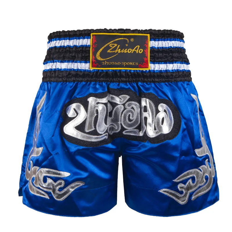 Tiger Muay Thai Children Men's Boxing Pants Printing MMA Shorts kickboxing Fight Grappling Short boxing short clothing sanda