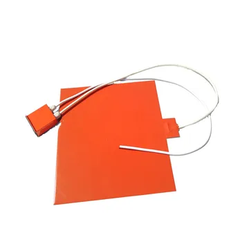 

230V 1800w 500*500*1.5mm Heat Bed for 3d printer adhesive 1side digital thermostat on wire 2000mm lead wire out 1 side