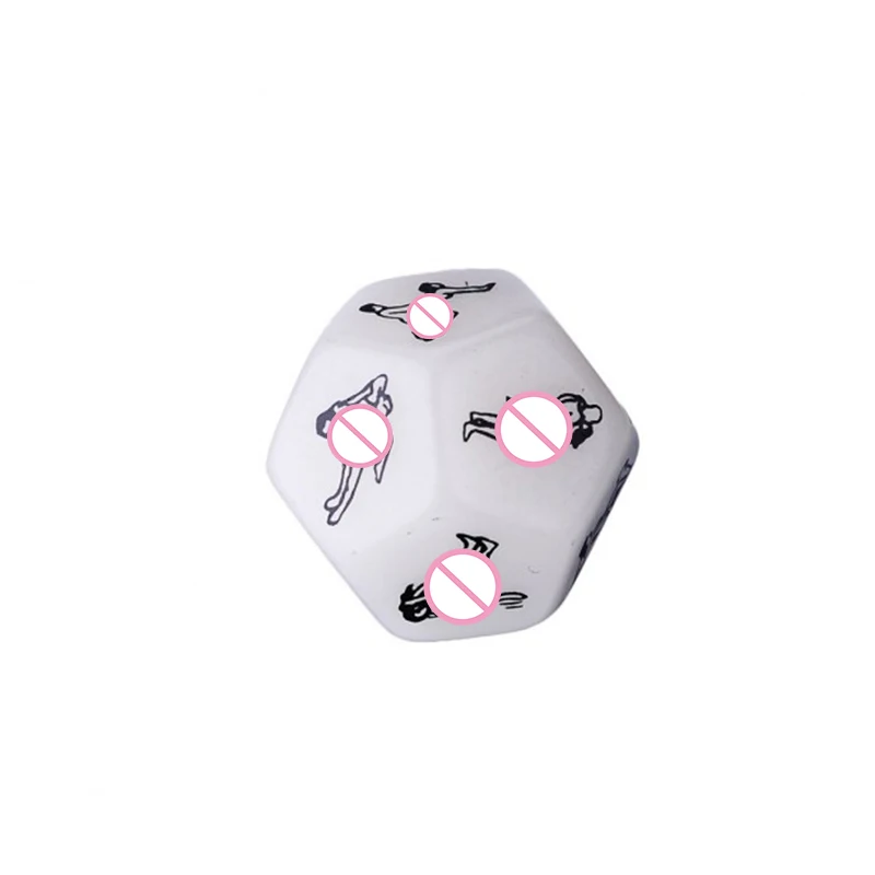 1 pcs 12 Side Funny Sex Dice Erotic Craps Glow Adult Game Board Games for Adults Toys Noctilucent Couples | Красота и здоровье