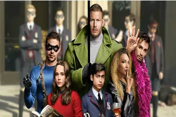 

W034 The Umbrella Academy TV Shows Silk Fabric Wall Poster Art Decor Sticker Bright