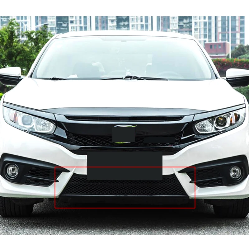 Для Honda Civic 10 2016 2017 2018 автомобильная сетка для обшивки насекомых передняя решетка