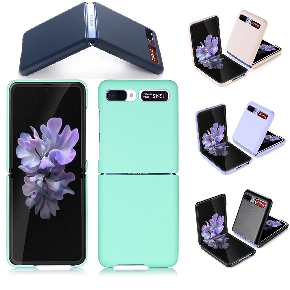 Luxury Case For Samsung Galaxy Z Flip Hard Pc Cover Candy Color All Inclusive F7000 Shockproof Back Cover For Galaxy Z Flip Case Phone Case Covers Aliexpress