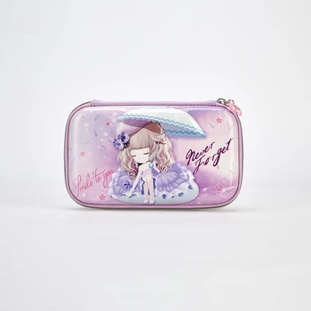

Cute Pencil Case Girl Pink Kawaii Pencilcases Escolar Estojo Estuches School Supplies EVA 2020 Pen Box Material scolaire Trousse