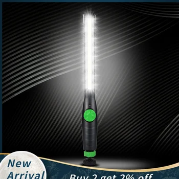 

New Rechargeable Flashlights Cob Led Slim Work Light Portable Flashlight Lamp + Usb Data Cable Portable Lighting Фонарик