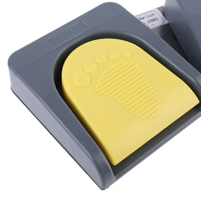 USB 2 ножной переключатель управления мультимедийная клавиатура геймпад мышь струна педаль действия Y98E