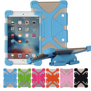 

funda Tablet 10.1 Universal Adjustable Case Drop Resistance Kids Safe Universal Silicon Case For 10 11 Inch Andiord Tablet PC A4