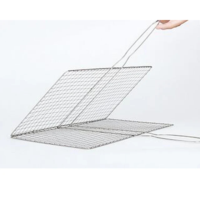 Hordozható Rozsdamentes Acélból Származó Grillező Kosár Halak, Zöldségek, Steak, Garnélarák, Karajok És Sok Más Ételhez - Image 6