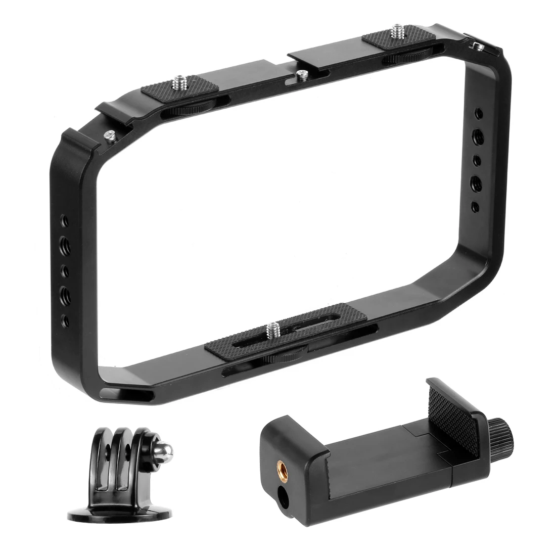 

DSLR Video Rig Cage Handheld Smartphone Vlog Stabilizer Camera Cage for Gopro 7 6 for Xiaomi YI EKEN Sport Camera